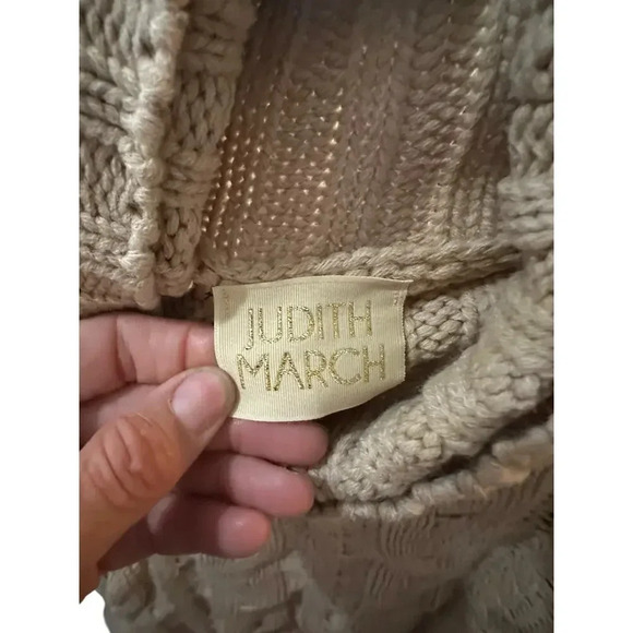 Judith March 100% Acrylic Knit Turtleneck Sweater Size L - Picture 4 of 8